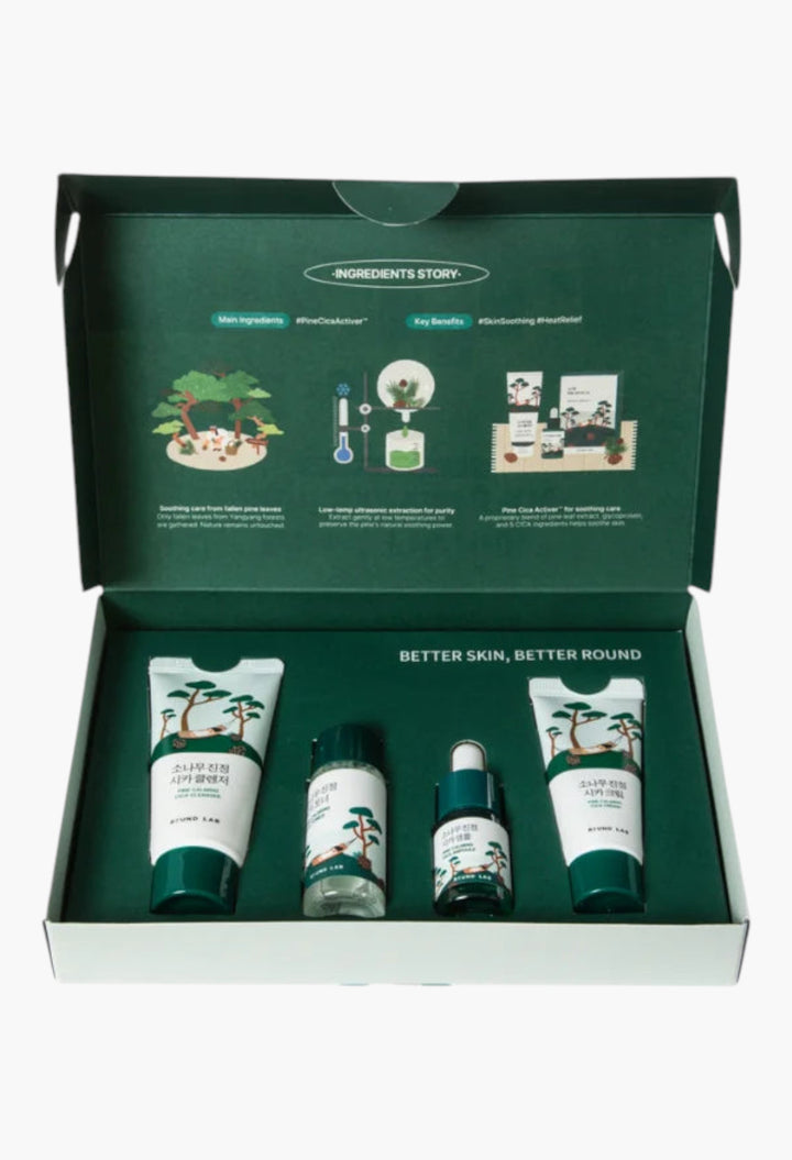 Pine Calming Cica Travel Routine Trial Kit