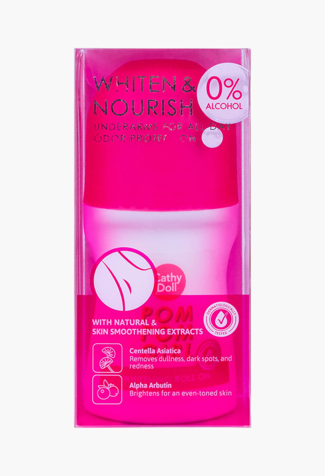 Cathy Doll Pom Pom Girl Whitening Roll On - GLAM MODA