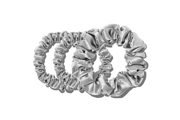 Back To Basics Silver Midi/Large Scrunchie Set