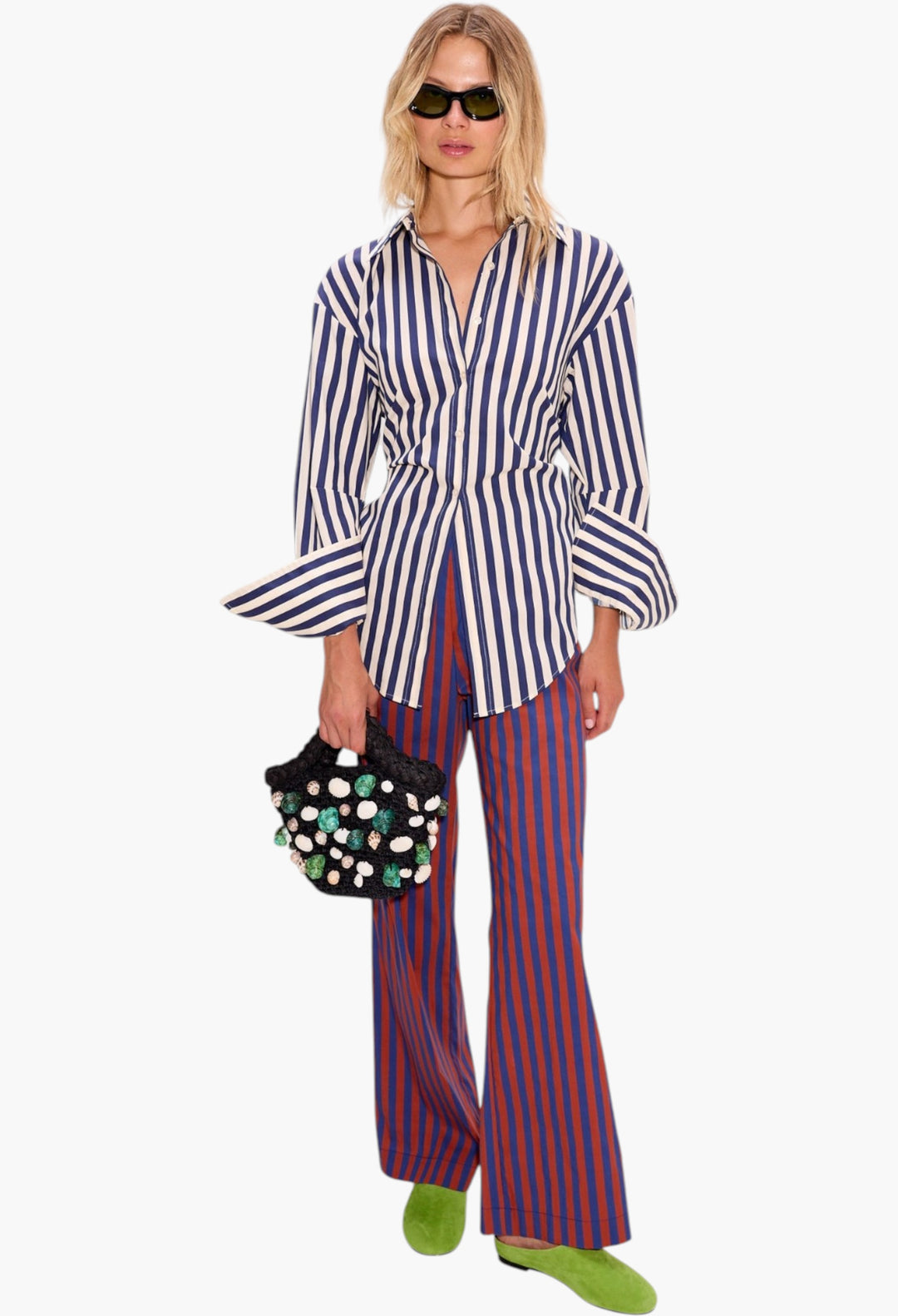 Loch Poplin Button Up - GLAM MODA
