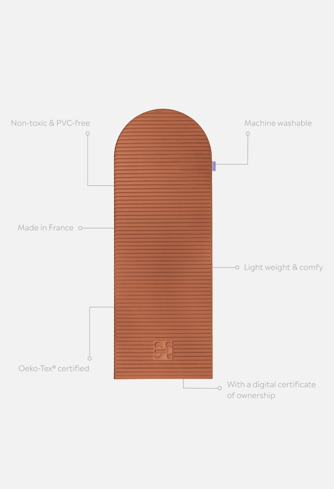 Archy® Fitness Mat - Terracotta - GLAM MODA