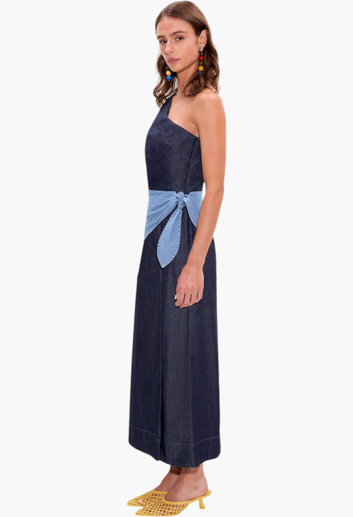 Belem Chambray Midi Dress - GLAM MODA
