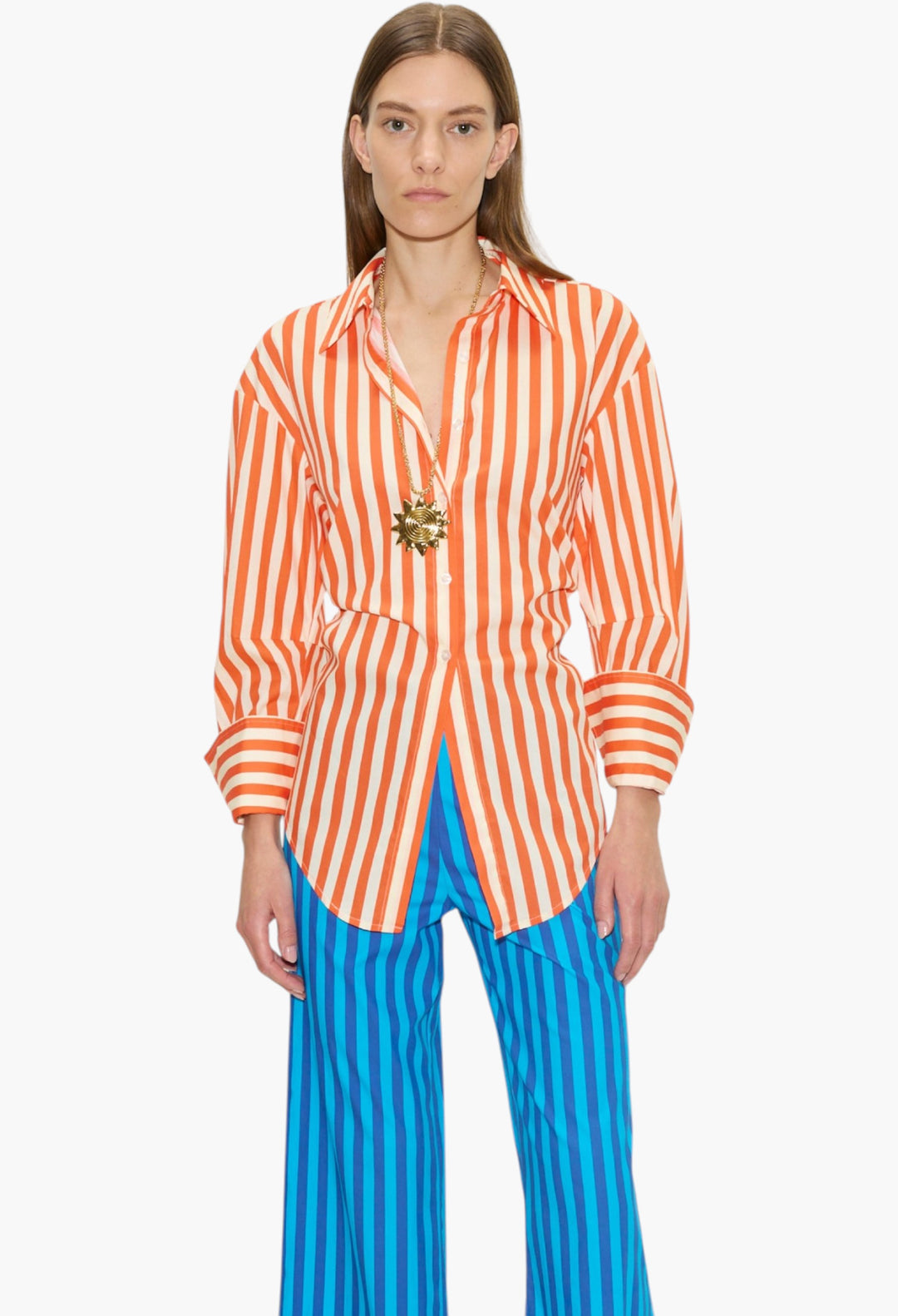 Loch Poplin Button Up - GLAM MODA