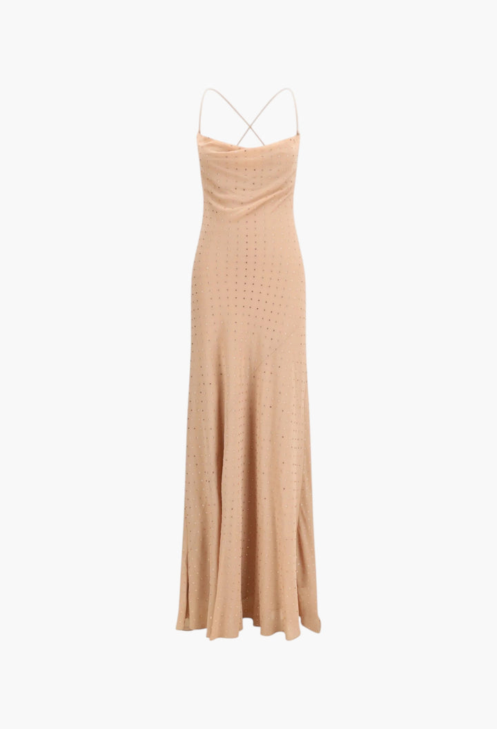 Long strass Slipdress - GLAM MODA