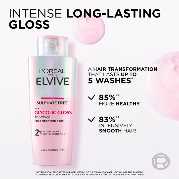 L'Oreal Paris Elvive Ultimate Glycolic Gloss Shampoo