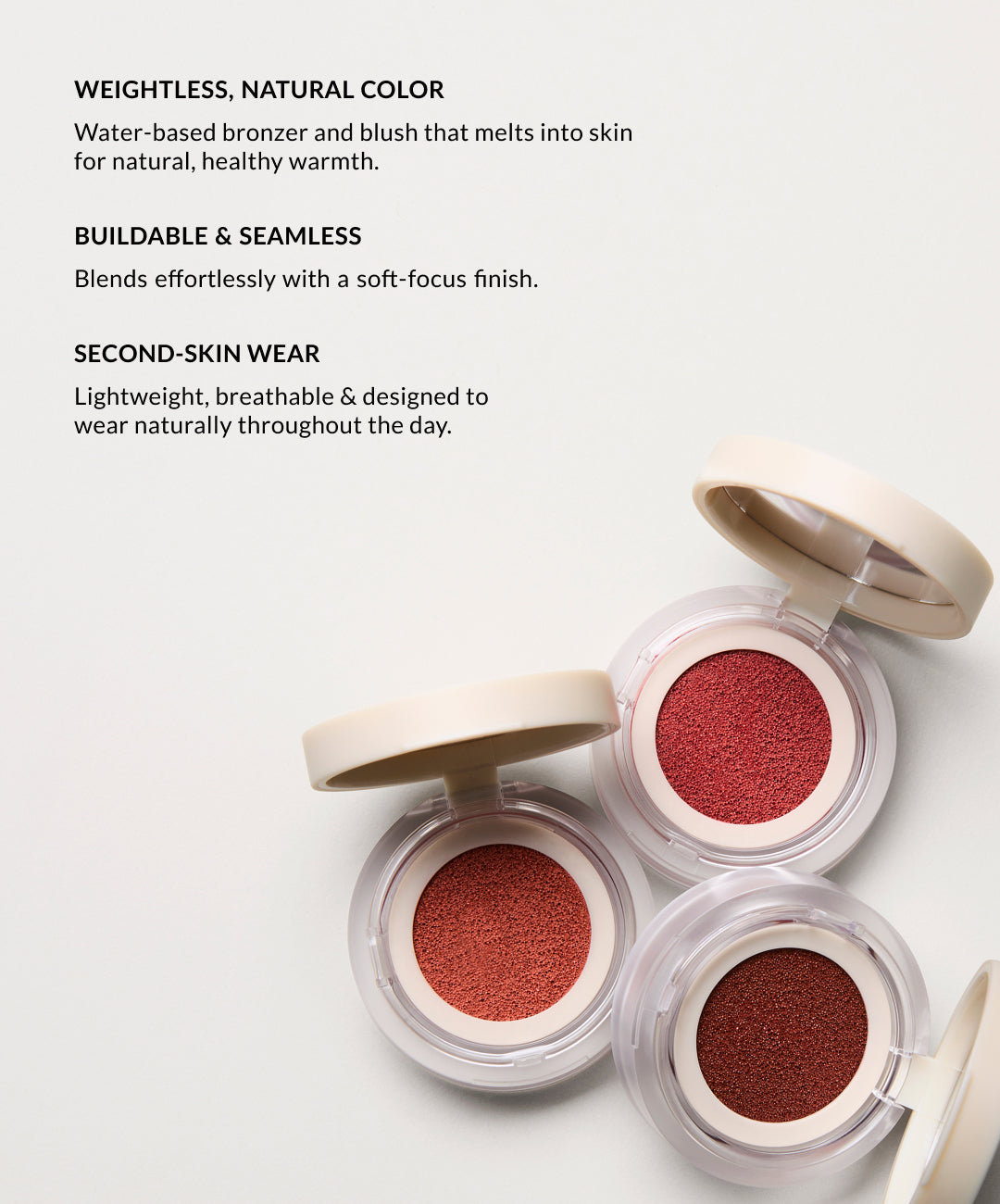 Watercolor Collection - Sheer, Water-Based Bronzer And Blush That Melt Seamlessly Into Skin.