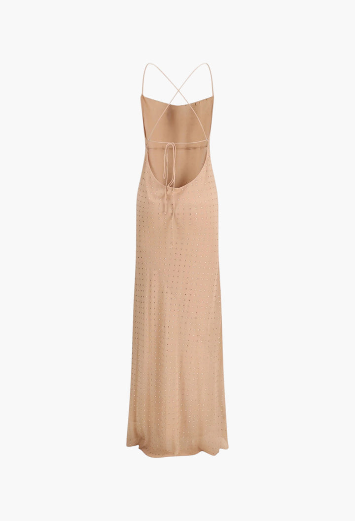 Long strass Slipdress - GLAM MODA