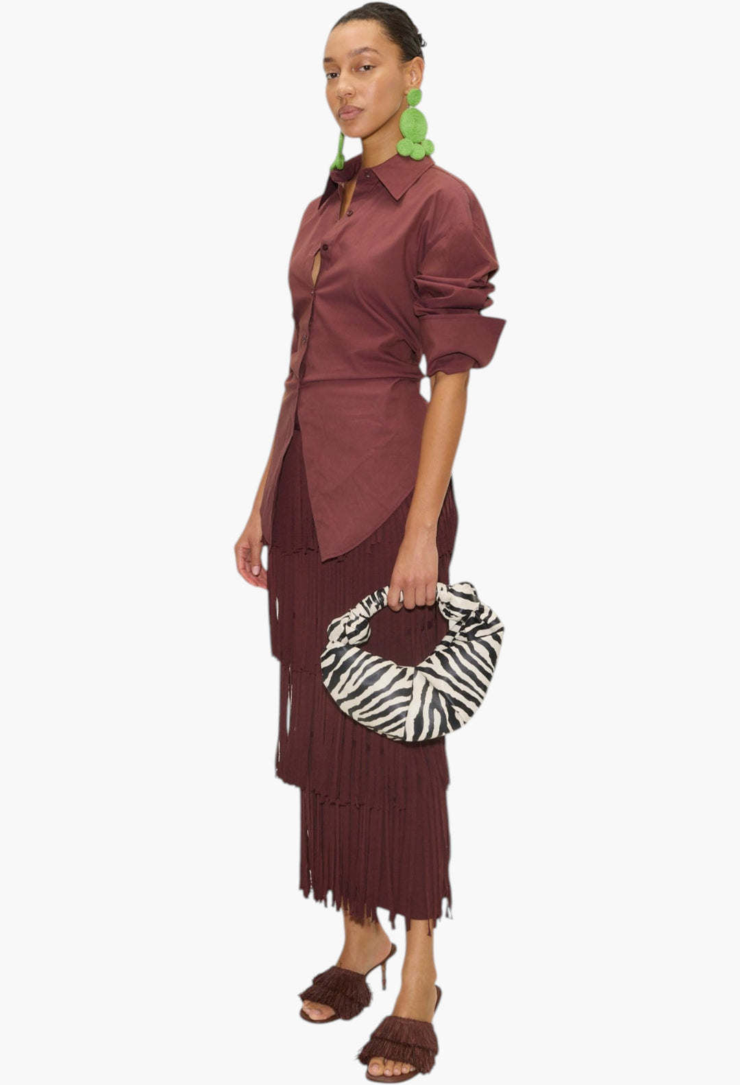 Loch Poplin Button Up - GLAM MODA