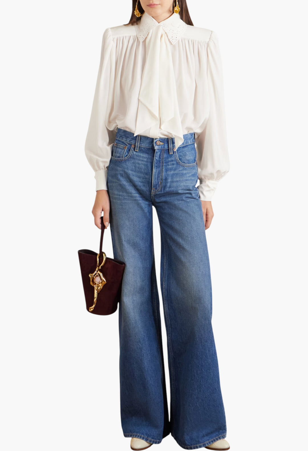 Eden Treasure Embellished Suede Tote Bag - GLAM MODA