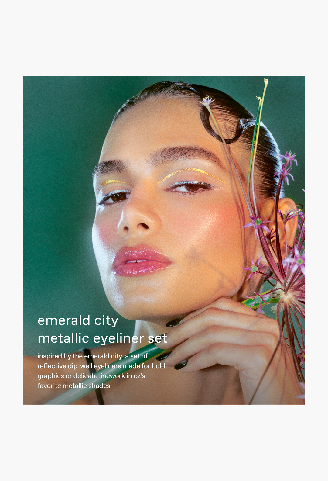 rem beauty r.e.m. beauty x Wicked: For Good Emerald City Metallic Eyeliner Set