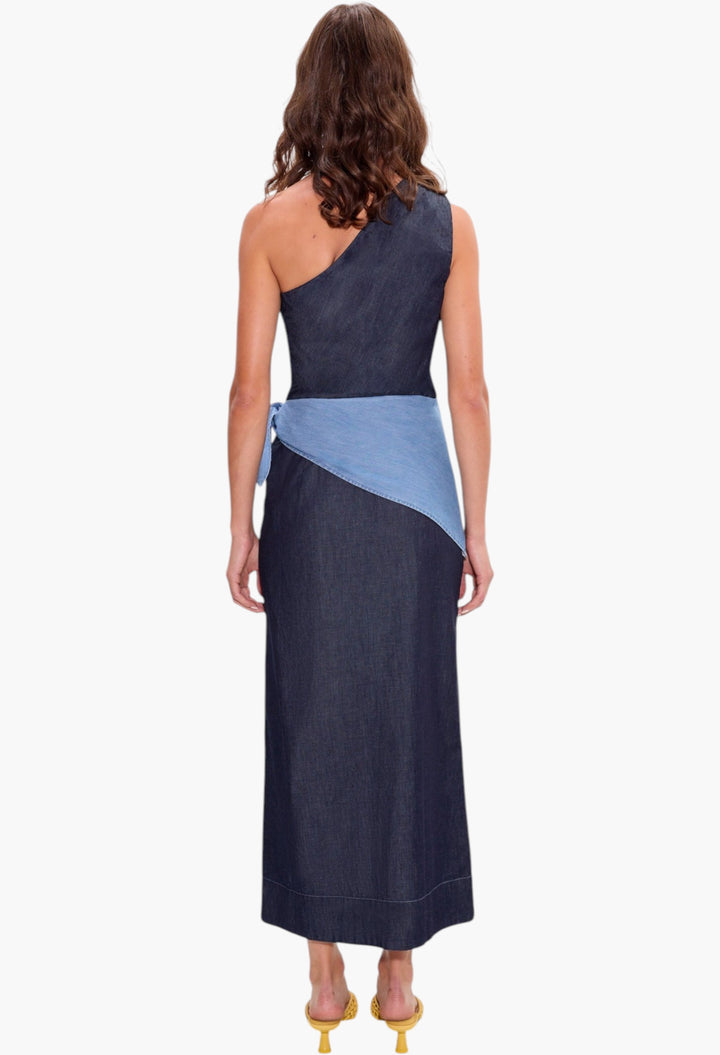 Belem Chambray Midi Dress - GLAM MODA