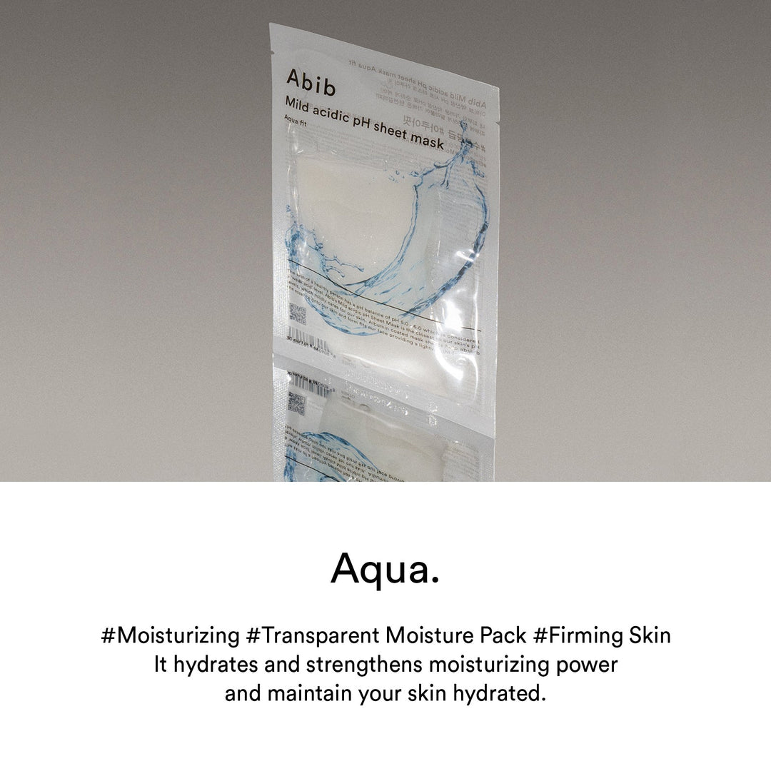 Mild Acidic Ph Sheet Mask Aqua Fit