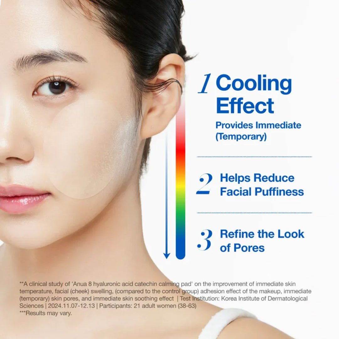 8 Hyaluronic Acid Catechin Calming Pad - GLAM MODA