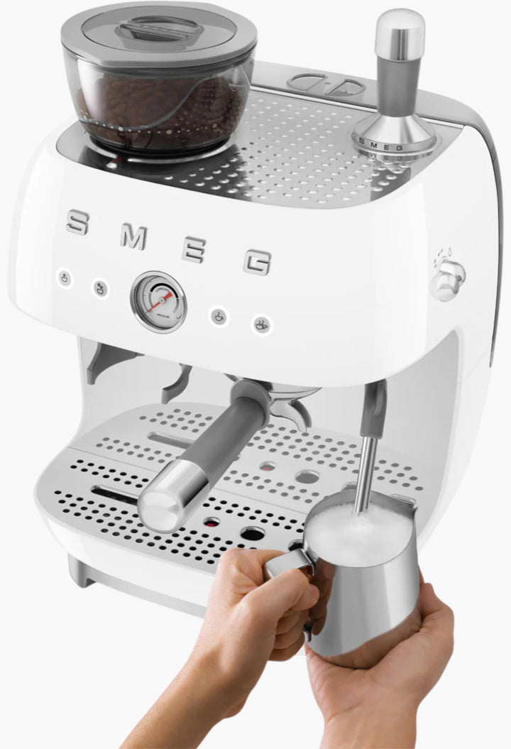 50's Style Espresso Coffee Machine With Grinder - GLAM MODA