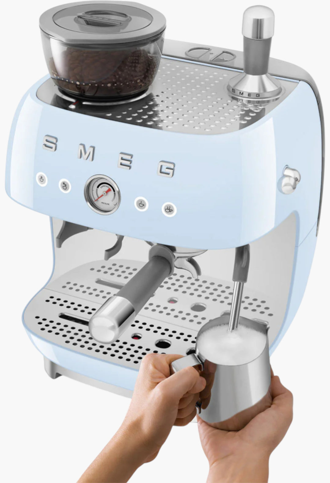50's Style Espresso Coffee Machine With Grinder - GLAM MODA