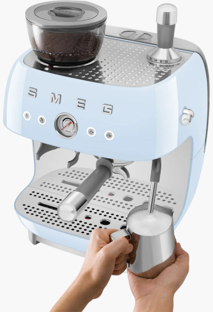 50's Style Espresso Coffee Machine With Grinder - GLAM MODA