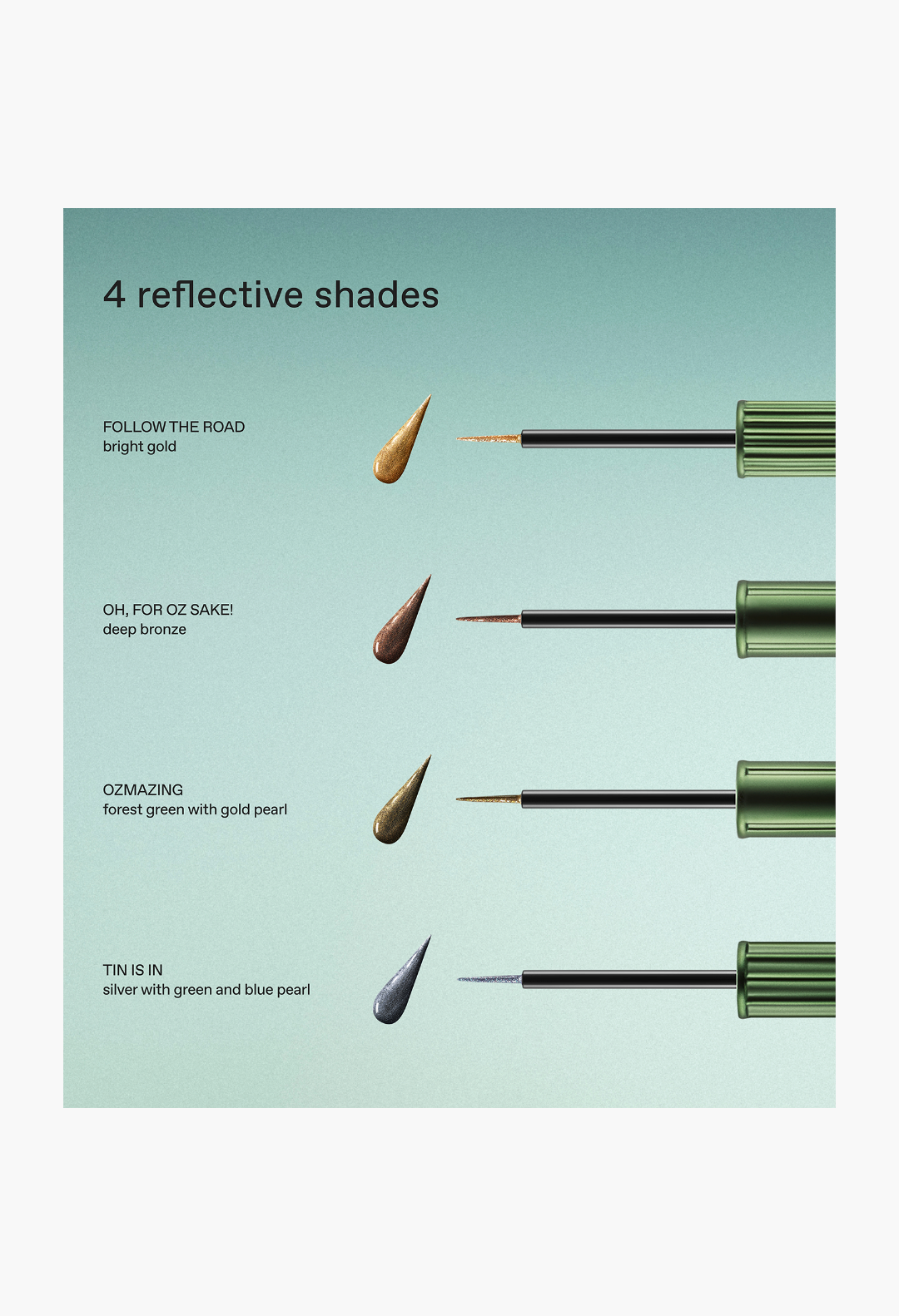 rem beauty r.e.m. beauty x Wicked: For Good Emerald City Metallic Eyeliner Set