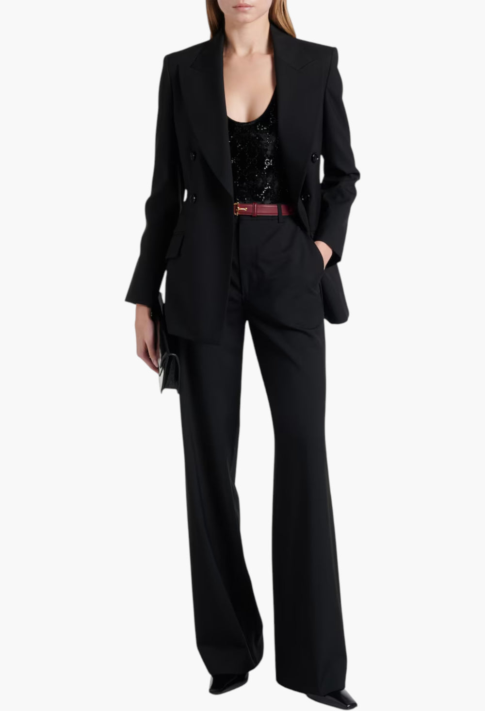 GG Embellished Chenille Bodysuit - GLAM MODA