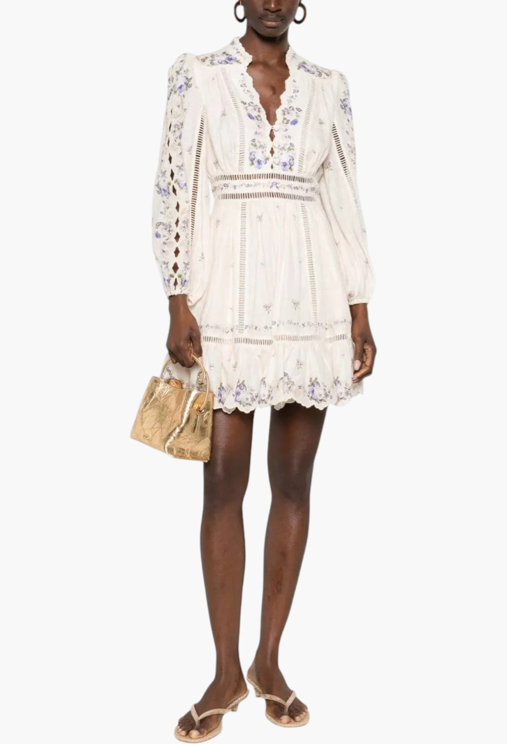 Patience Linen Mini Dress - GLAM MODA