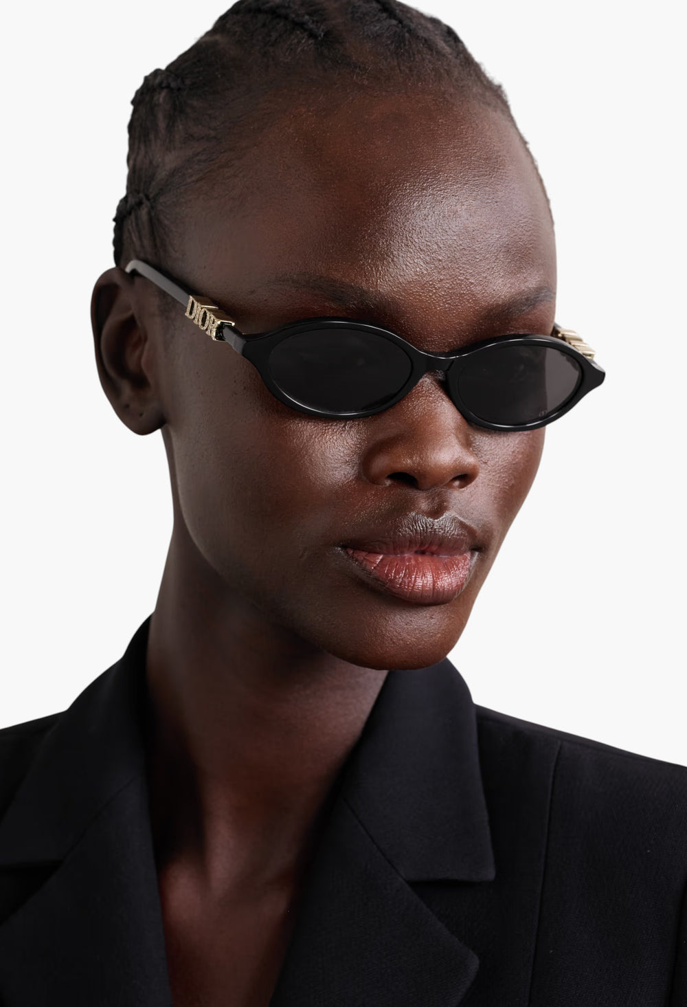 Diortreasure R1I Embellished Oval-Frame Acetate Sunglasses - GLAM MODA