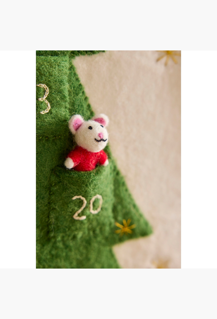 Terrain Terrain Felt Critter Advent Wall Calendar