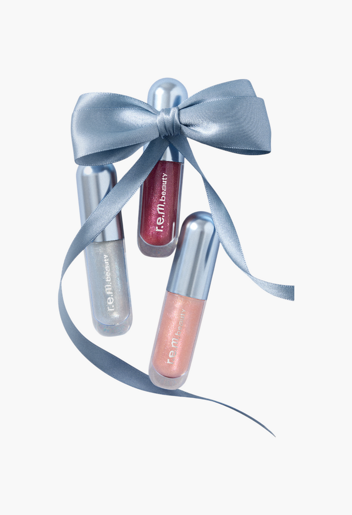 rem beauty the gloss barre mini glossy balm set