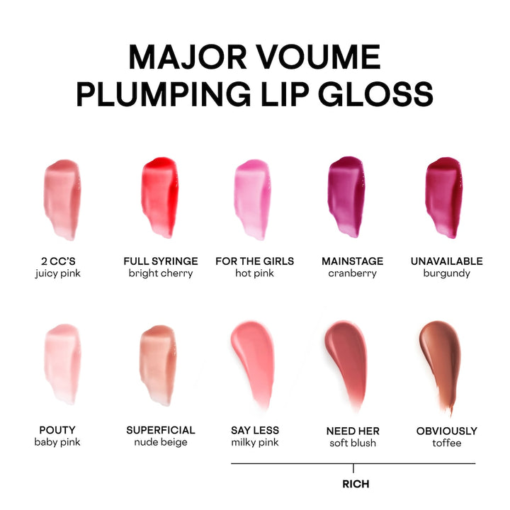 Major Volume Plumping Lip Gloss - GLAM MODA