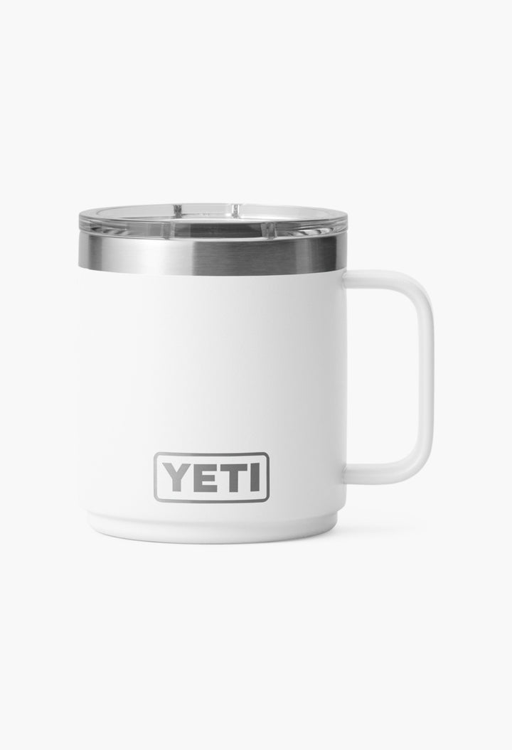 White - Stackable Mug With Durasip™ Ceramic Lining - GLAM MODA