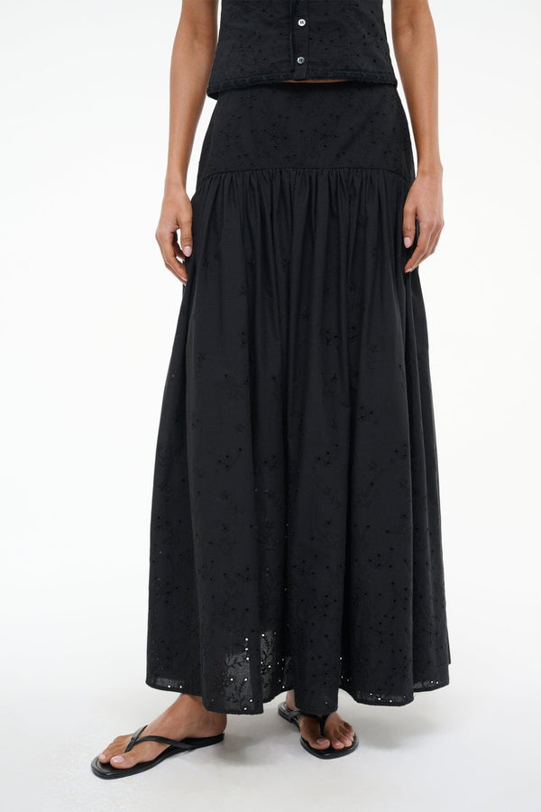Black Eyelet - Procida  Skirt