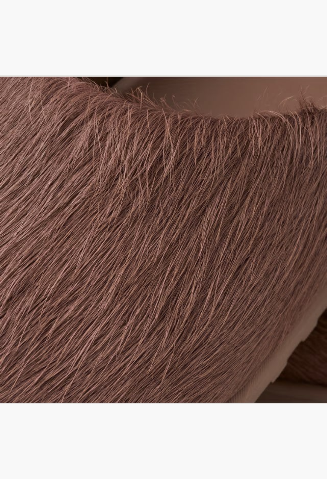 GLAM MODA Otzo clog featuring a textured brown calf hair upper material for an elevated casual look.