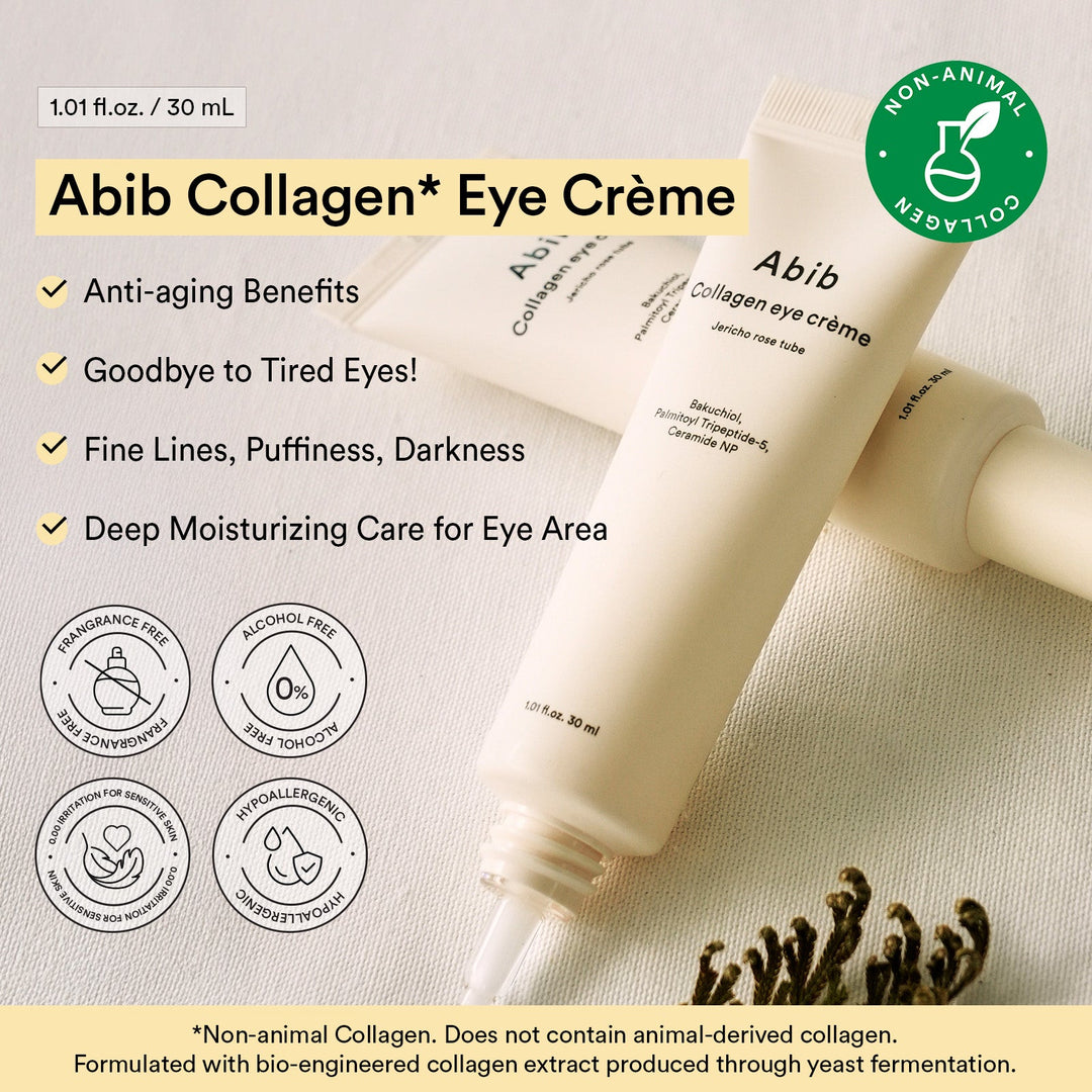 Non-Animal Collagen Eye Cream Jericho Rose Tube