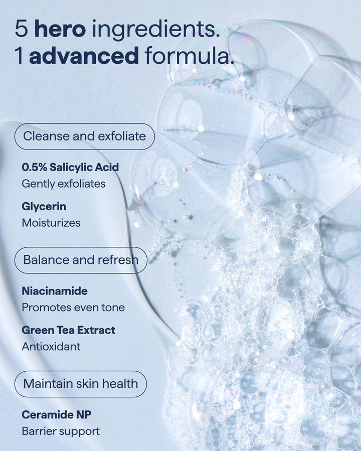 Gel-To-Foam Cleanser With Salicylic Acid - GLAM MODA