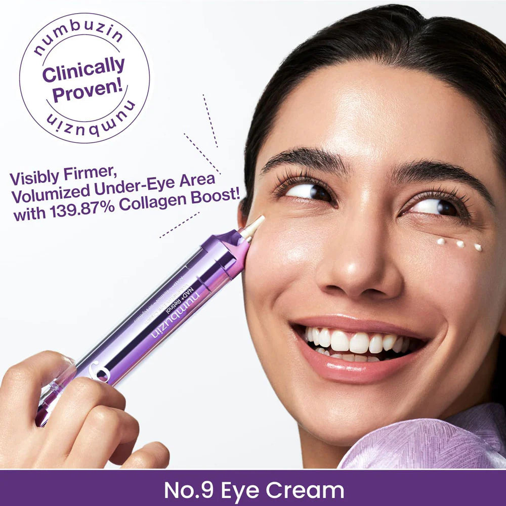 No.9 NAD+ Retinol Volumetox Eye Cream - GLAM MODA