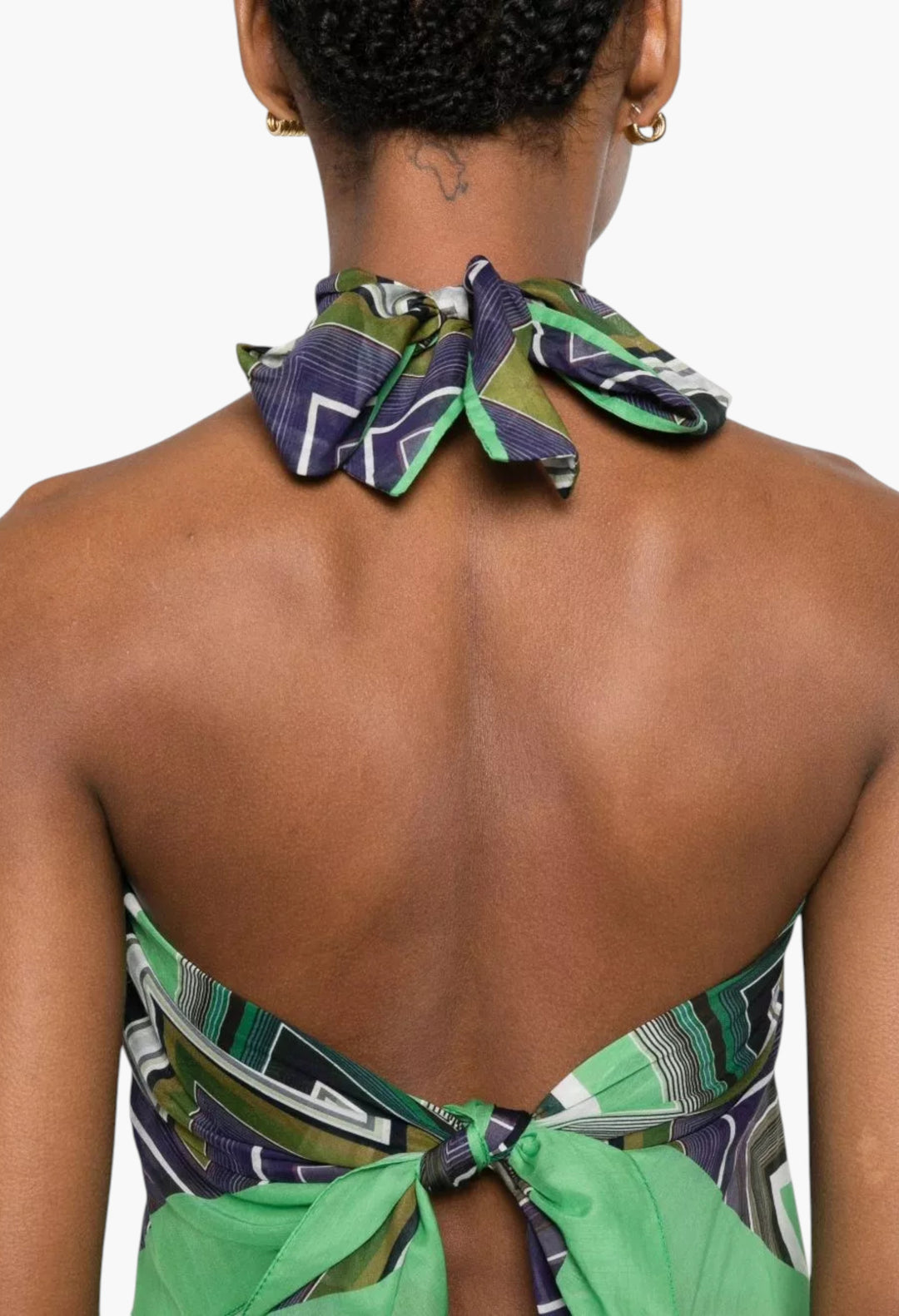 Zig Zag Print Foulard - GLAM MODA