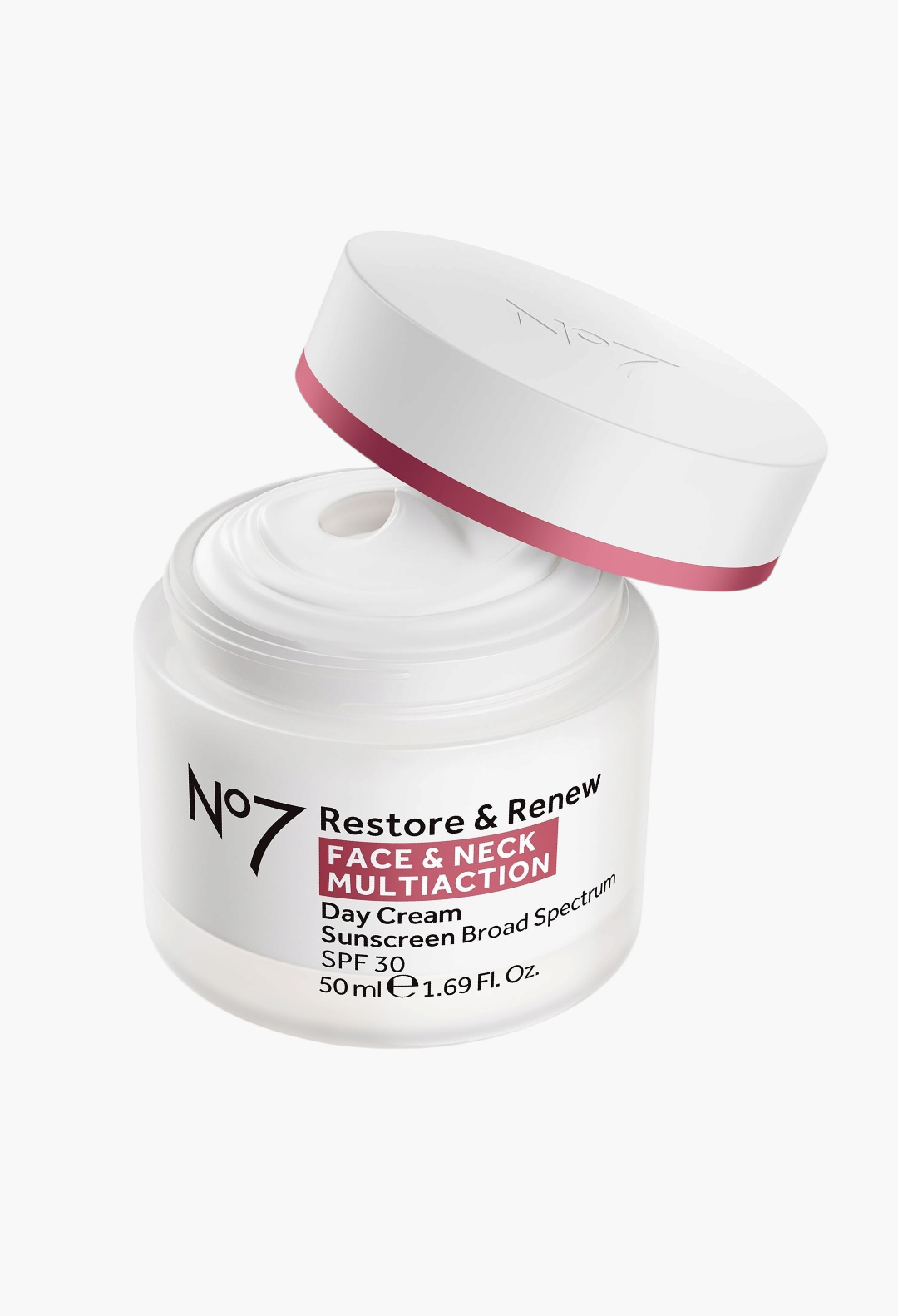 No7 Restore & Renew Multi Action Face & Neck Day Cream SPF 30 1.69 fl oz