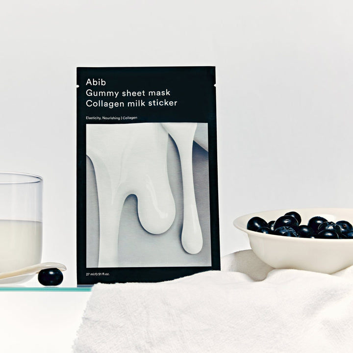 Gummy Sheet Mask Non-Animal Collagen Milk Sticker