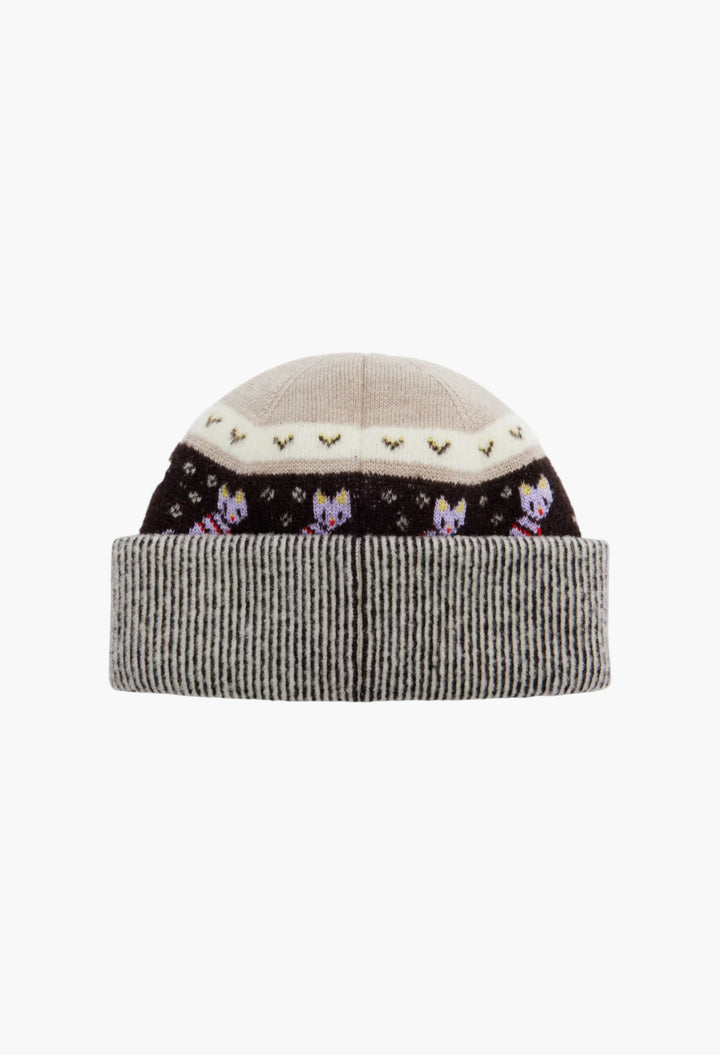Logo Wool-Blend Beanie - GLAM MODA