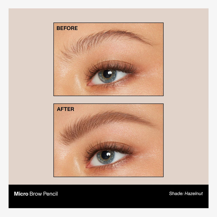Micro Brow Dual-Ended Pencil & Spoolie - GLAM MODA