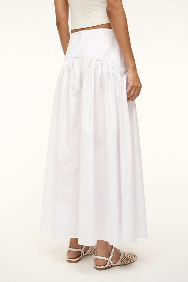 White - Procida Linen Skirt Pop Sardines