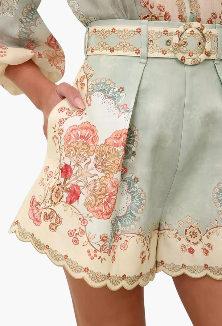 Daylight Linen Shorts - GLAM MODA