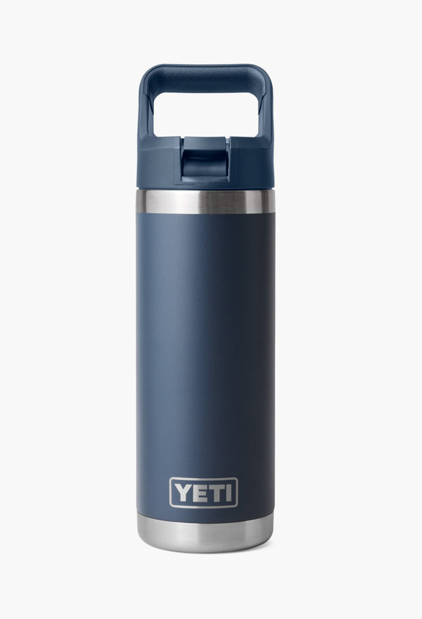 Navy - Rambler® Water Bottle With Color-Matched Straw Cap