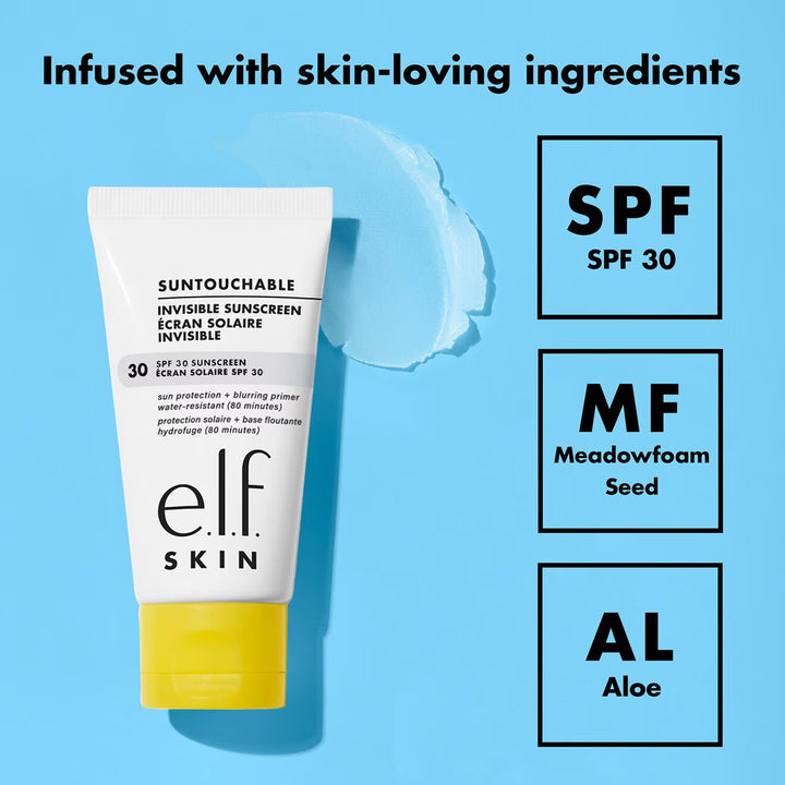 Suntouchable! Invisible Sunscreen & Primer SPF 30 - GLAM MODA