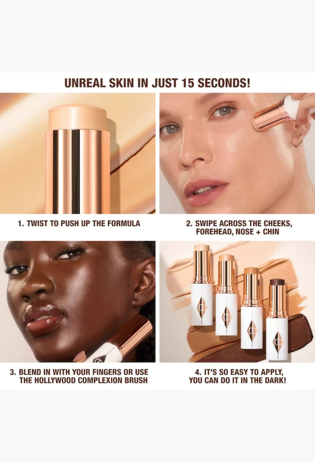 Unreal Skin Sheer Glow Tint Hydrating Foundation Stick