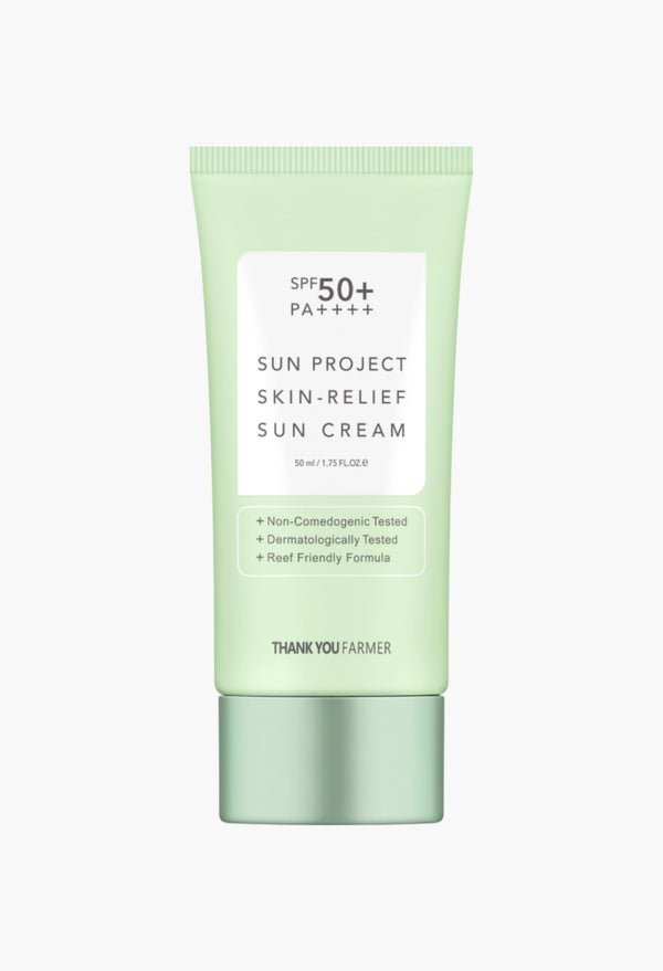 Thank You Farmer Sun Project Skin Relief Sun Cream SPF50+ PA++++ 50ml