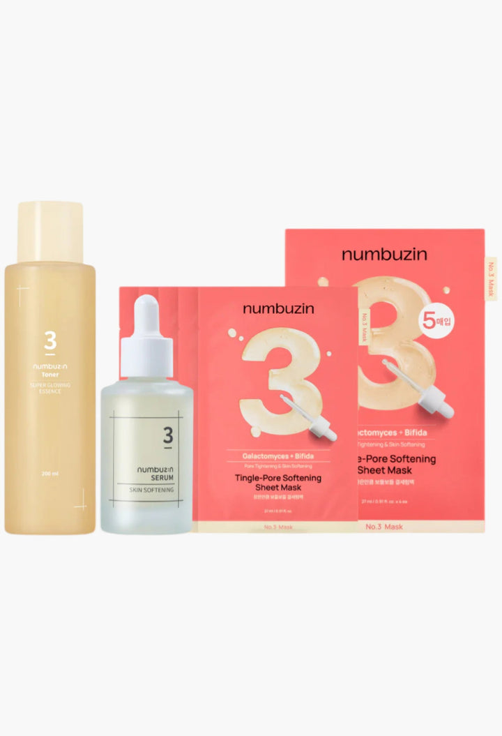 No.3 Pore Care 3 Step Routine Set - GLAM MODA