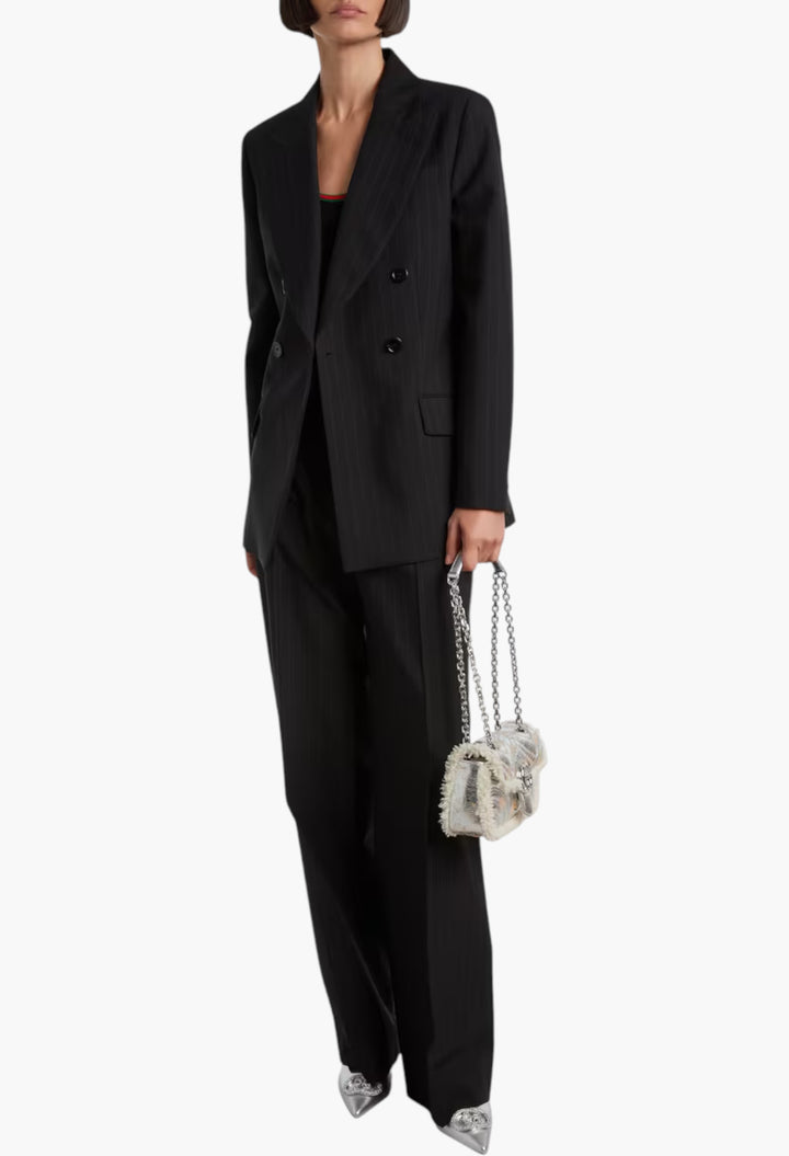 GG Marmont Medium Metallic Leather Shoulder Bag - GLAM MODA