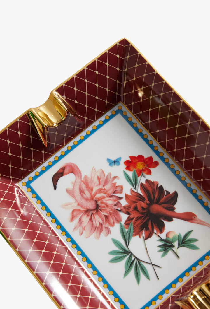 + Beto Val Gold-Plated Porcelain Ashtray - GLAM MODA