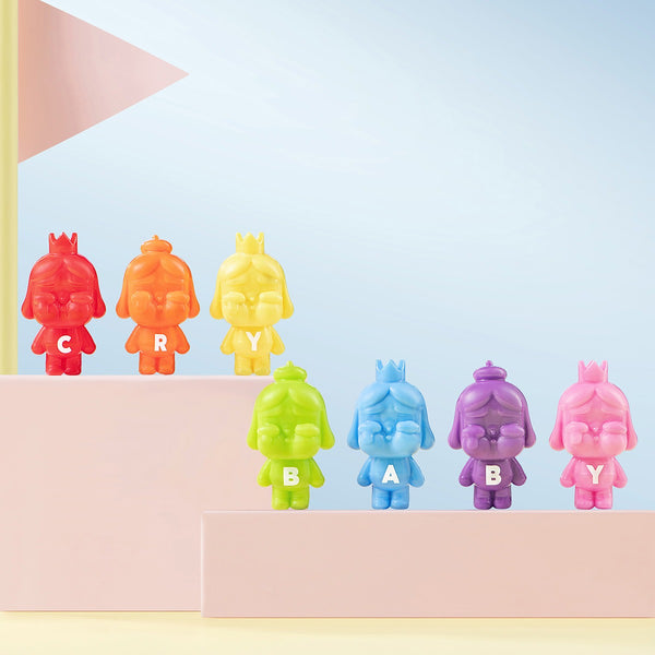 Popbean CRYBABY MINI Doll Rainbow Series Set