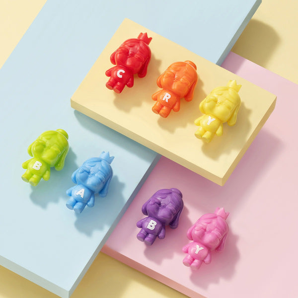 Popbean CRYBABY MINI Doll Rainbow Series Set