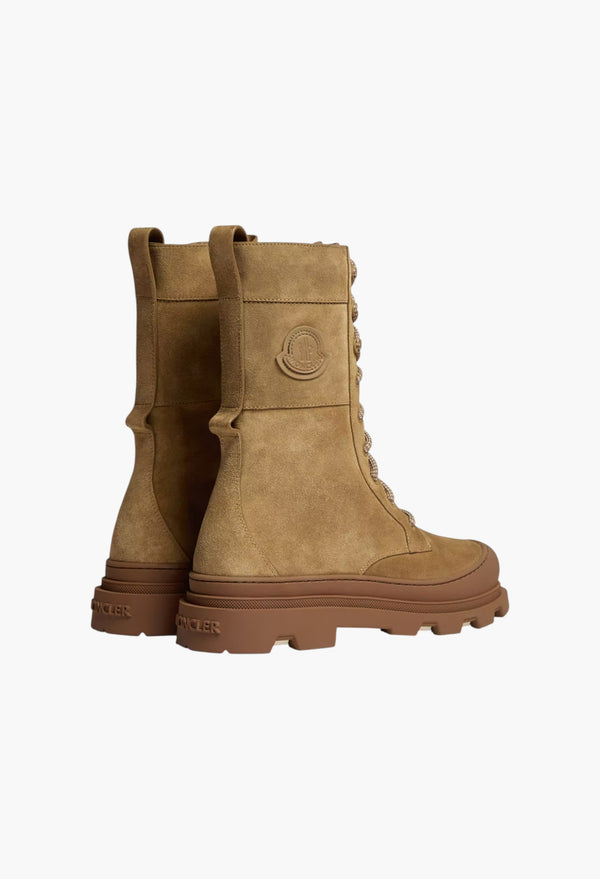 Vera High Suede Lace-Up Boots